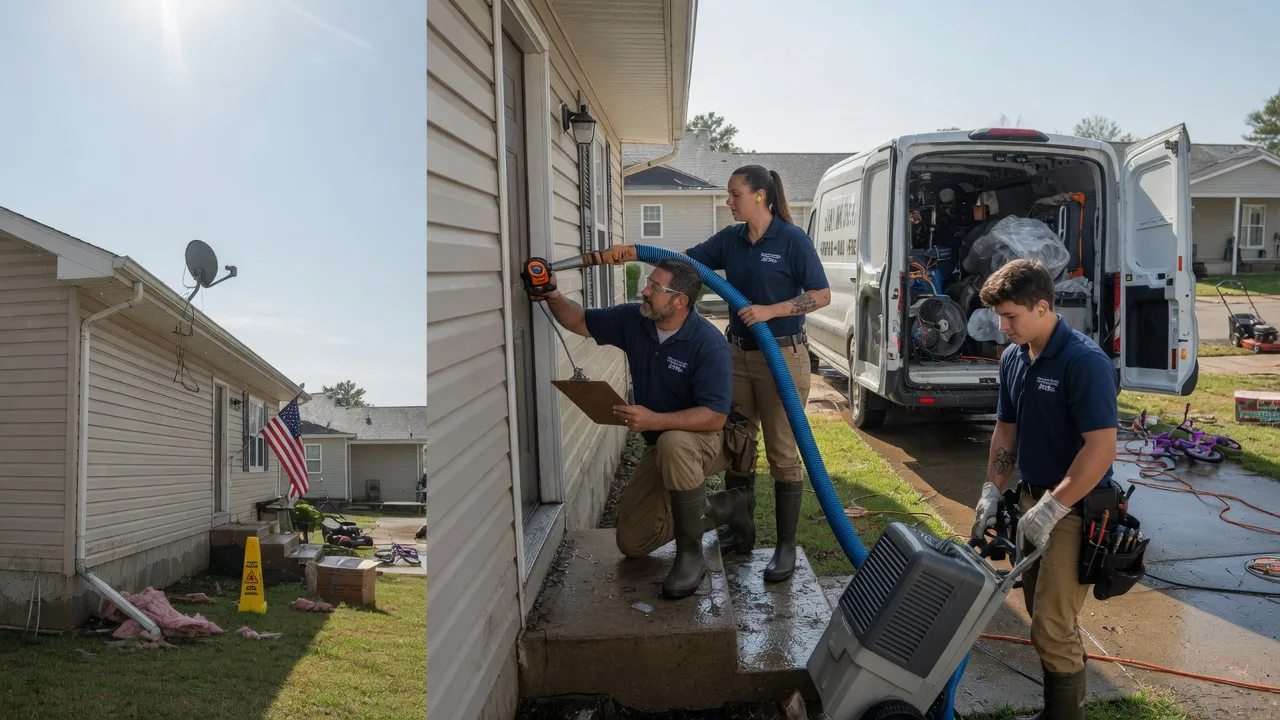 Ceiling Water Damage Restoration in Chestnutridge, MO near me